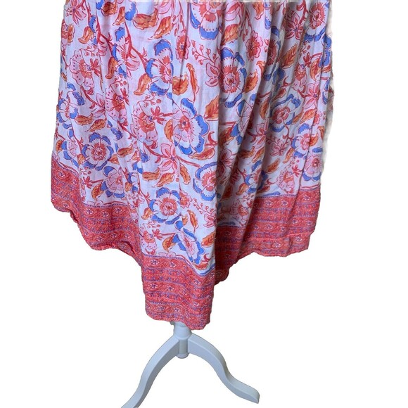 Vineyard Vines Floral Striped Pintuck Lot 2 Sleeveless Sz Small 4 Cotton Coastal - Picture 4 of 16